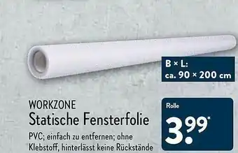 Aldi Nord Workzone Statische Fensterfolie Angebot