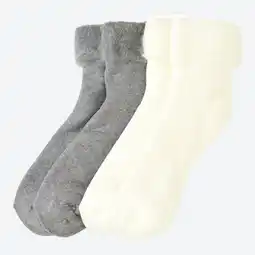 NKD Damen-Thermosocken mit Umschlag, 2er-Pack Angebot
