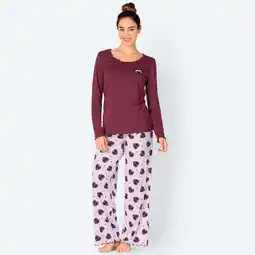 NKD Damen-Schlafanzug mit Katzen-Motiv, 2-teilig Angebot