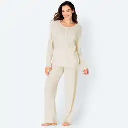 NKD Damen-Schlafanzug mit Knöpfen, 2-teilig Angebot