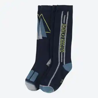 NKD Kinder-Jungen-Kniestrümpfe mit sportlichem Design, 2er-Pack Angebot