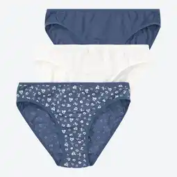 NKD Damen-Minislip mit hohem Baumwollanteil, 3er-Pack Angebot
