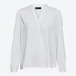 NKD Damen-Bluse mit V-Ausschnitt und Bündchen Angebot