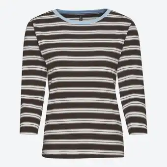 NKD Damen-Langarmshirt mit Streifen Angebot