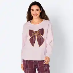 NKD Damen-Homewear-Langarmshirt mit Schleifenapplikation Angebot