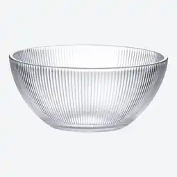 NKD Glasschüssel mit Rillen, ca. 23x9,4x9 cm Angebot