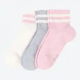 NKD Damen-Sportsneaker-Socken mit Kontraststreifen, 3er-Pack Angebot