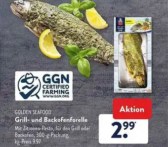 Aldi Süd Golden Seafood Grill- Und Backofenforelle Angebot