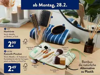 Aldi Süd Kür Haarbürste Oder Lacura Kosmetik-pinselset Angebot