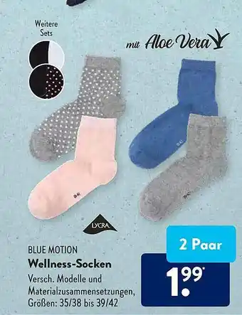 Aldi Süd Blue Motion Wellness-socken Angebot