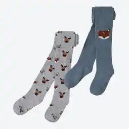 NKD Baby-Jungen-Strickstrumpfhose mit Waldtier-Motiven, 2er-Pack Angebot