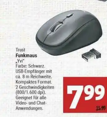 Marktkauf Trust Funkmaus „yvi” Angebot