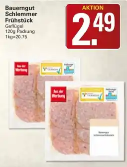 WEZ Bauerngut Schlemmer Frühstück Geflügel Angebot
