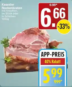 WEZ Kasseler Nackenbraten Angebot