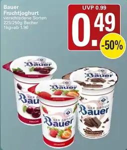 WEZ Bauer Fruchtjoghurt Angebot