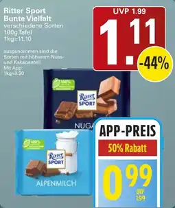WEZ Ritter Sport Bunte Vielfalt Angebot