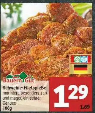 Marktkauf Bauerngut Schweine-filetspieße Angebot