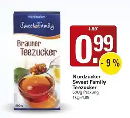 WEZ Nordzucker Sweet Family Teezucker Angebot