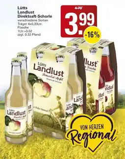 WEZ Lütts Landlust Direktsaft-Schorle Angebot