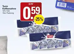 WEZ Turm Kaffeesahne Angebot