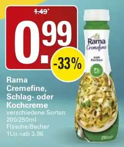 WEZ Rama Cremefine Angebot