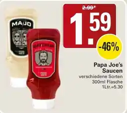 WEZ Papa Joe's Saucen Angebot