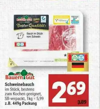 Marktkauf Bauerngut Schweinebauch Angebot