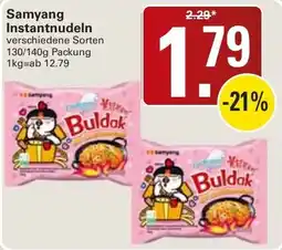 WEZ Samyang Instantnudeln Angebot