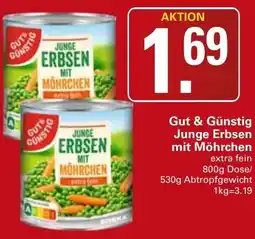 WEZ Gut & Günstig Junge Erbsen mit Möhrchen Angebot