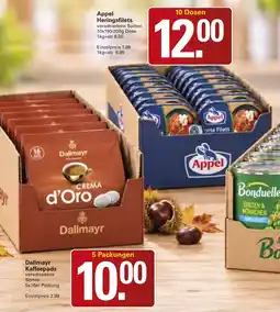 WEZ Dallmayr Kaffeepads Angebot