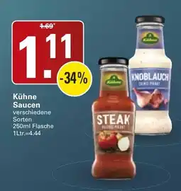 WEZ Kühne Saucen Angebot