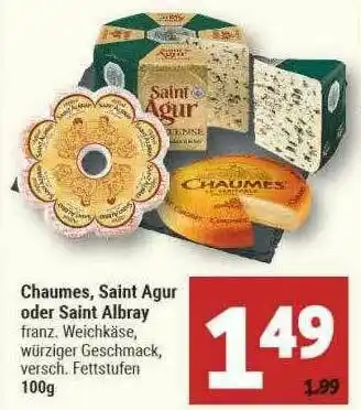 Marktkauf Chaumes Saint Agur Oder Saint Albray Angebot