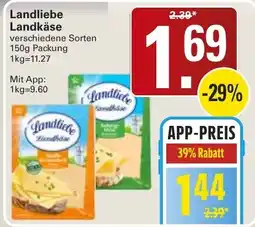 WEZ Landliebe Landkäse Angebot