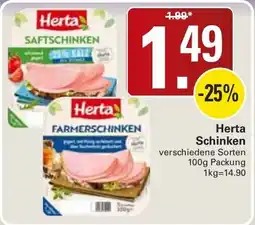 WEZ Herta Schinken Angebot