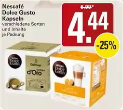 WEZ Nescafé Dolce Gusto Kapseln Angebot