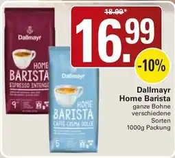WEZ Dallmayr Home Barista Angebot