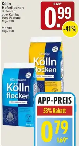 WEZ Kölln Haferflocken Angebot