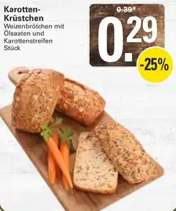 WEZ Karotten Krüstchen Angebot