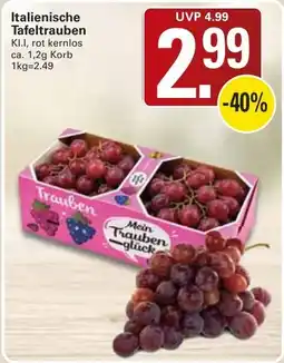 WEZ Italienische Tafeltrauben Angebot