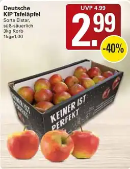 WEZ Deutsche KIP Tafeläpfel Angebot