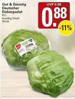 WEZ Deutscher Eisbergsalat Angebot