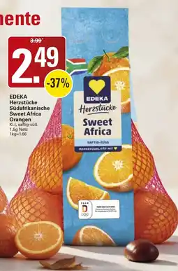 WEZ EDEKA Herzstücke Sweet Africa Orangen Angebot