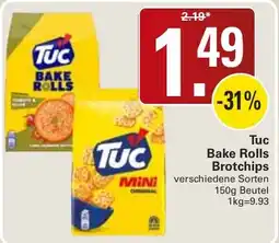 WEZ Tuc Bake Rolls Brotchips Angebot