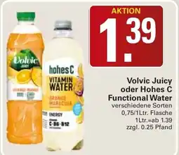WEZ Volvic Juicy oder Hohes C Functional Water Angebot