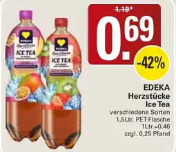 WEZ EDEKA Herzstücke Ice Tea Angebot