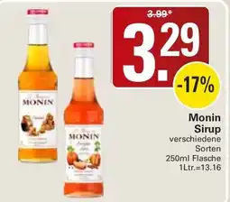 WEZ Monin Sirup Angebot