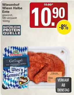 WEZ Wiesenhof Wiesn Halbe Ente Angebot