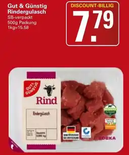 WEZ Gut & Günstig Rindergulasch Angebot