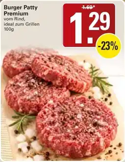 WEZ Burger Patty Premium Angebot