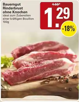 WEZ Bauerngut Rinderbrust ohne Knochen Angebot
